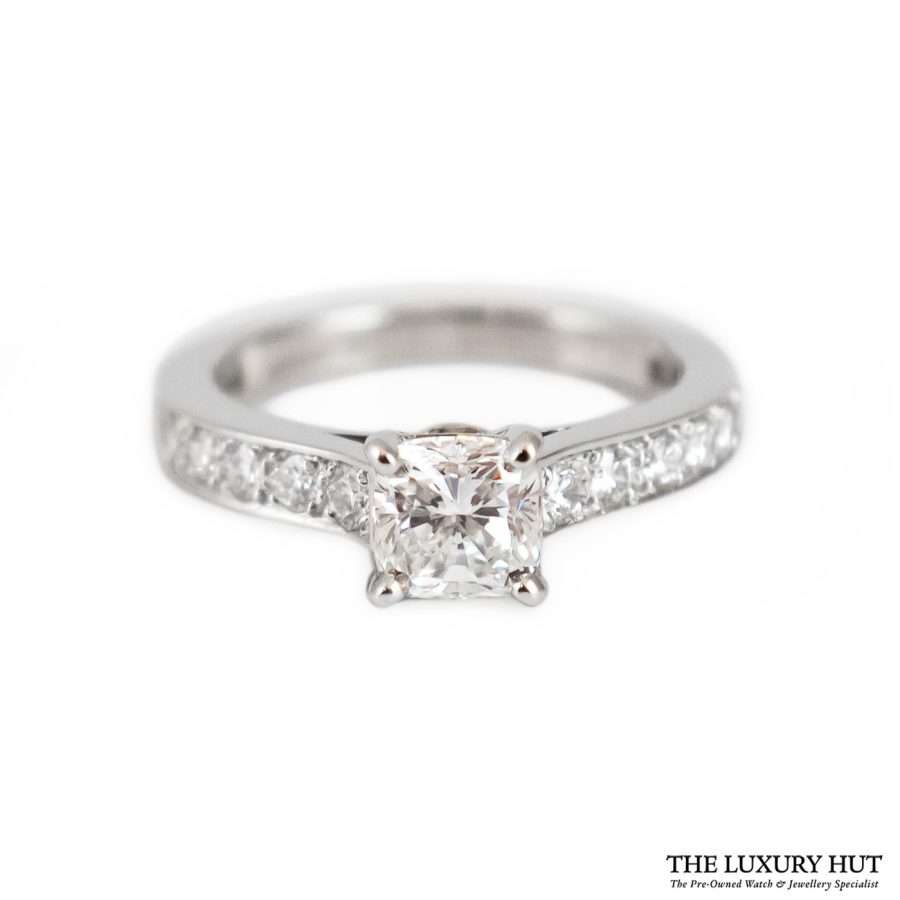 Cartier GIA Platinum Diamond Ring 36571 a 1