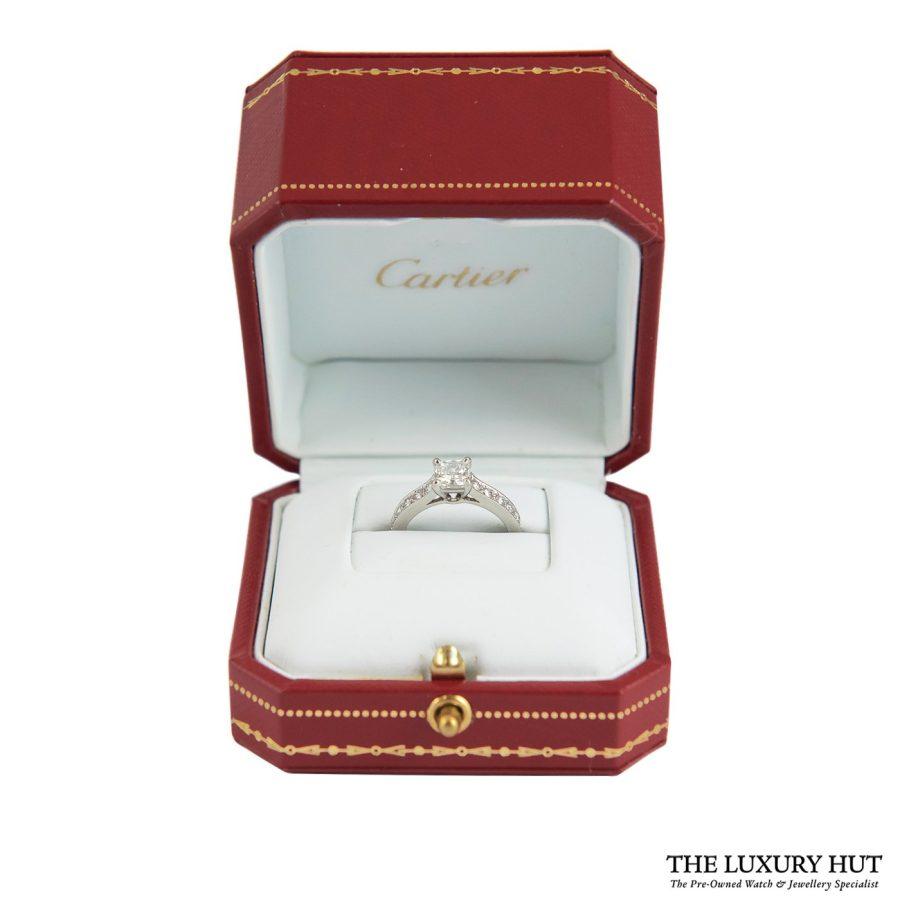 Cartier GIA Platinum Diamond Ring 36571 c 1