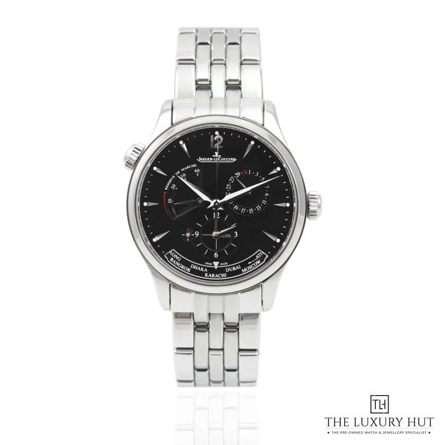 JLC Geographic Black Dial 43449 a