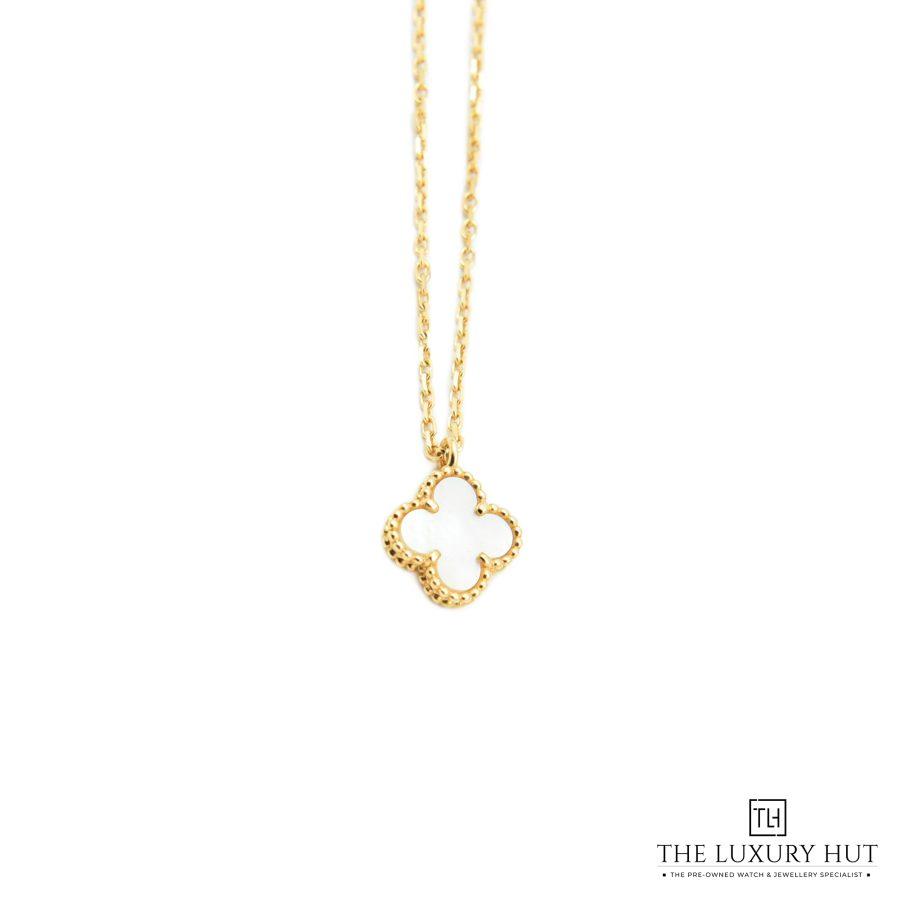 Van Cleef Alhambra Yellow Necklace 50433 a