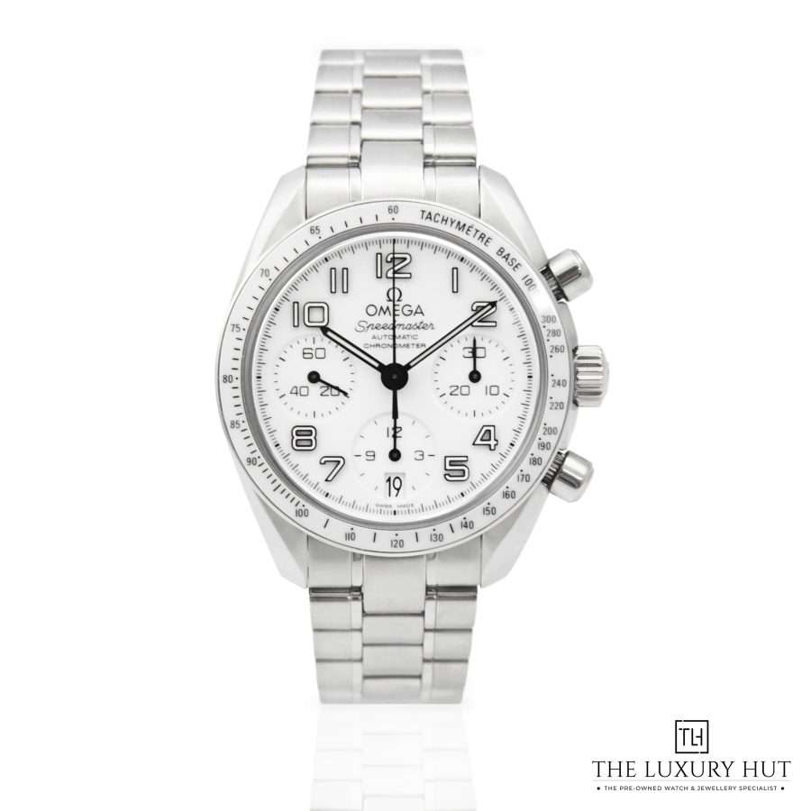 Omega Speedmaster White Dial 50490 a