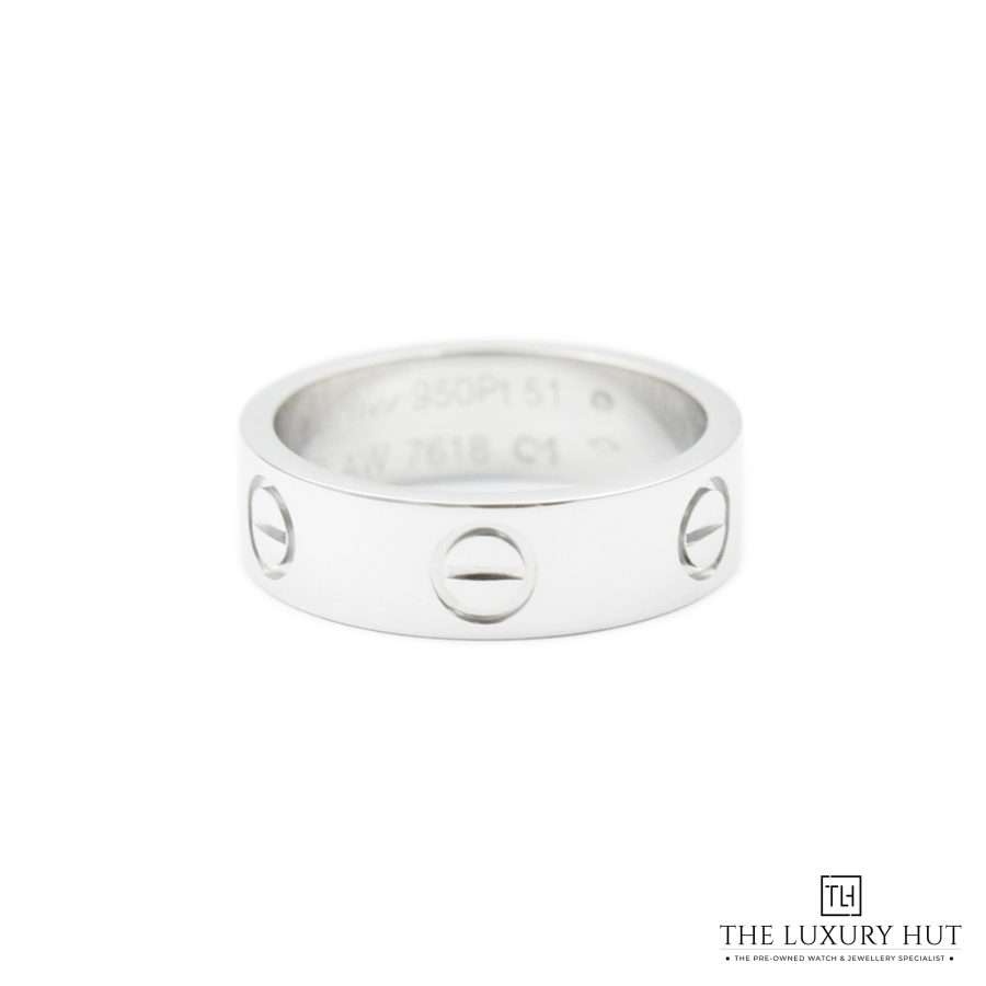Cartier Platinum Love Ring 50570 aa