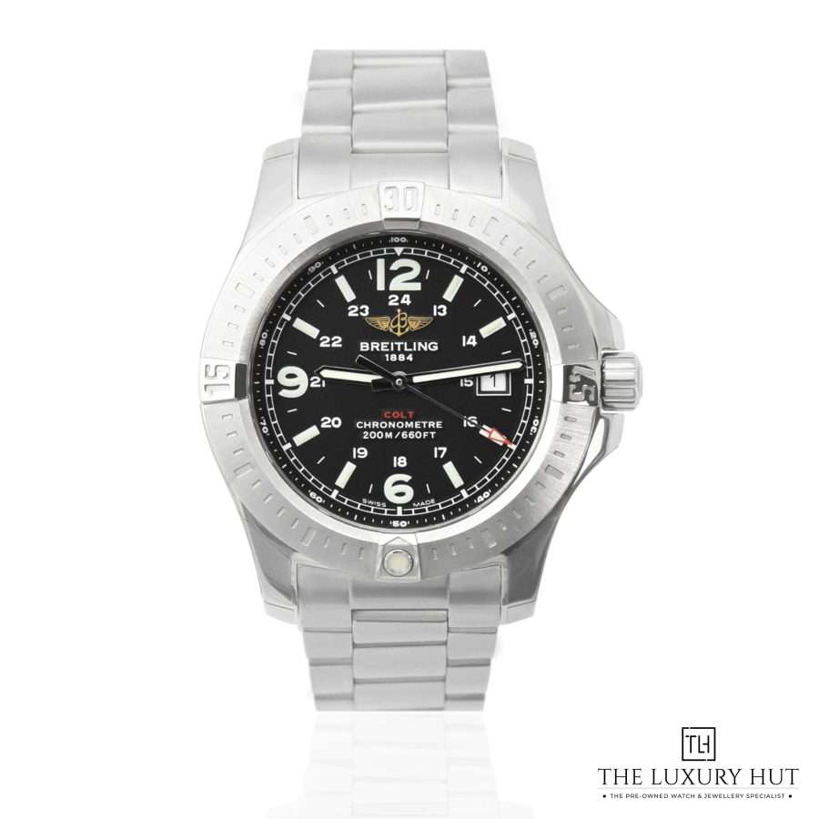 Breitling Colt Steel 44mm Black 50638 a