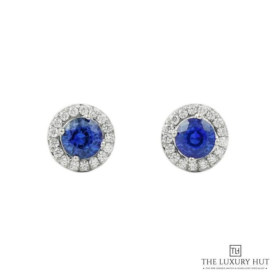 Tiffany Sapphire Diamond Earrings LB220 a