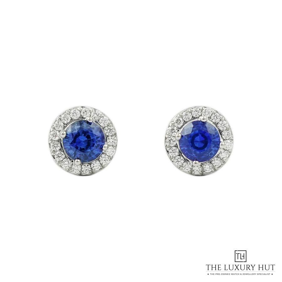 Tiffany Sapphire Diamond Earrings LB220 a