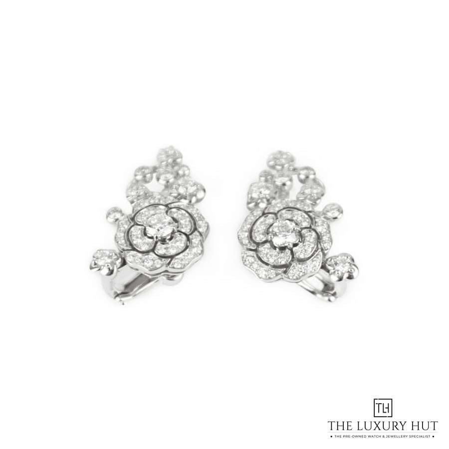 Chanel Bouton de Camelia Earrings LB324 a