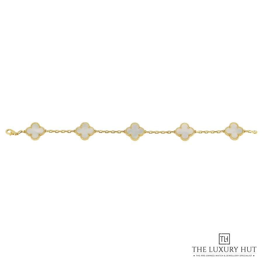 Van Cleef Yellow Gold 5 MOP Bracelet 51123 a