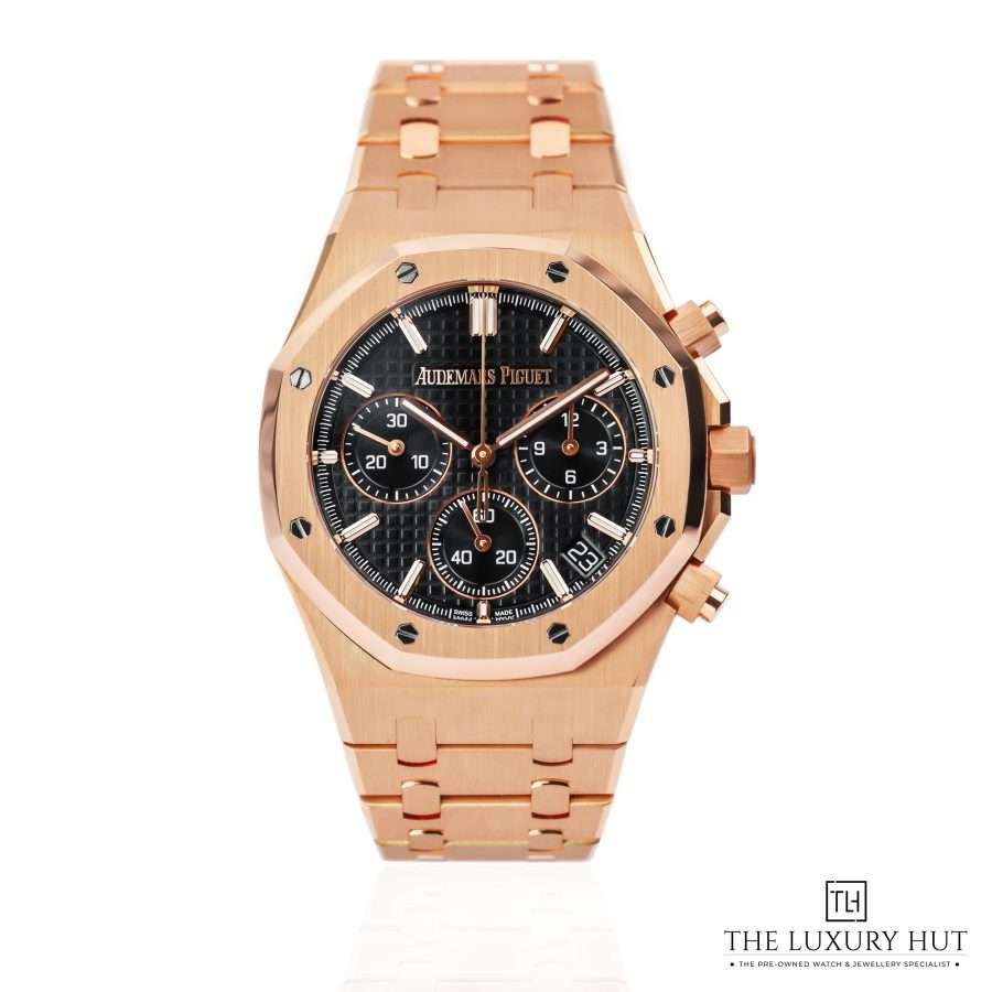 AP Royal Oak Rose Gold 41 Black Dial LB435 a