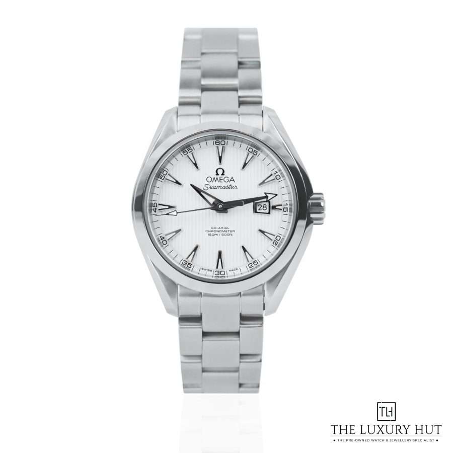 Omega Aqua Terra Steel 34mm White 51374 a