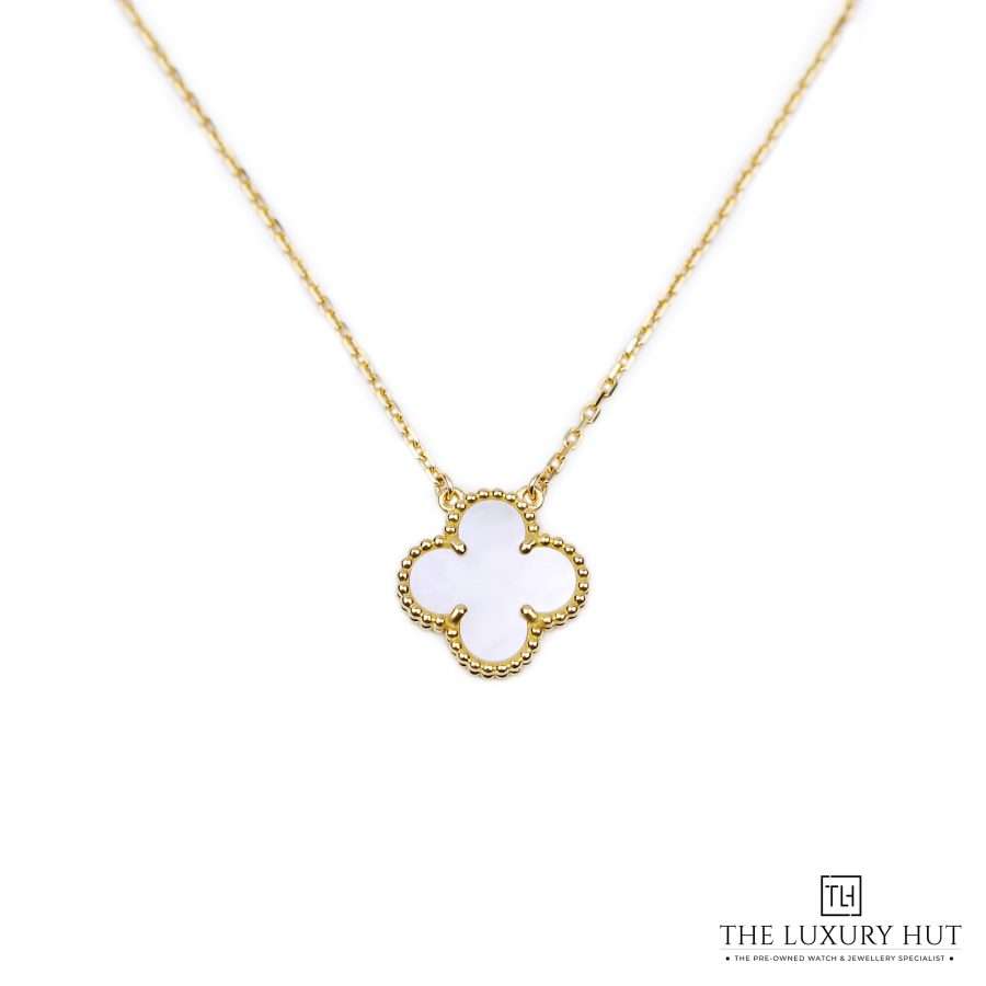 Van Cleef Yellow MOP Pendant Necklace 51331 a