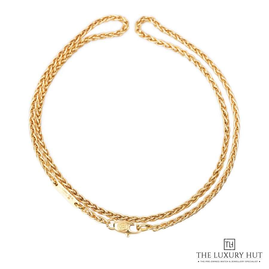 Cartier Yellow Gold Rope Necklace 51456 a