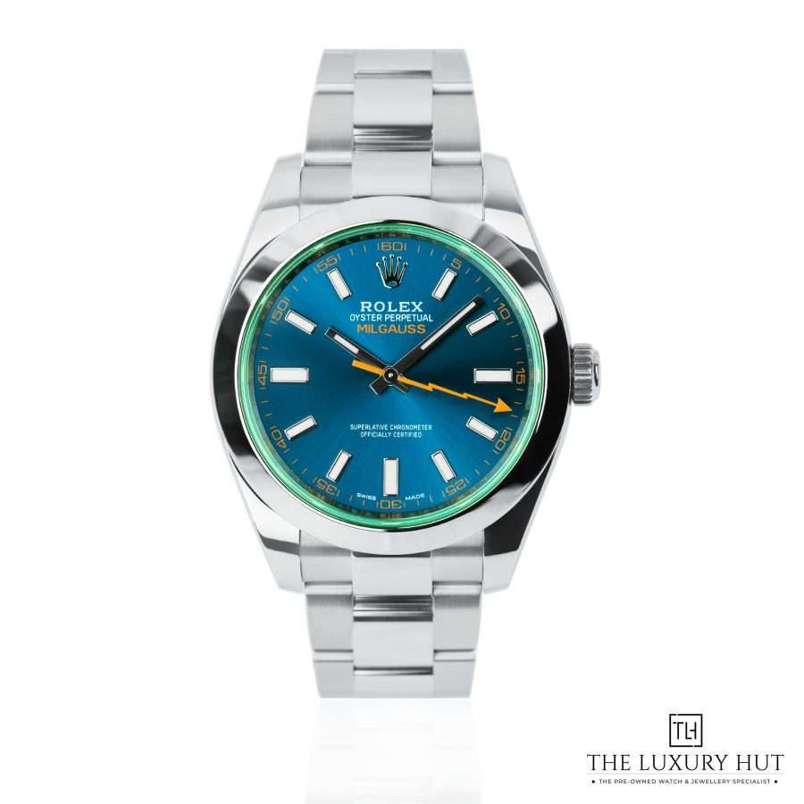 Rolex Milgauss Steel 40mm Z Blue Dial 51392 a