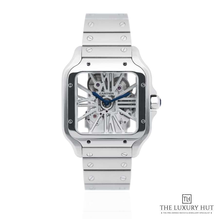Cartier Santos De Cartier Skeleton 51536 a