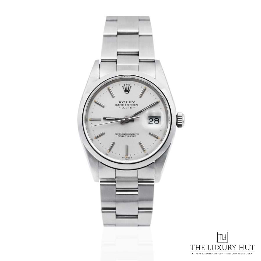 Rolex Oyster Perpetual Date 34 Silver Update 50712 aa