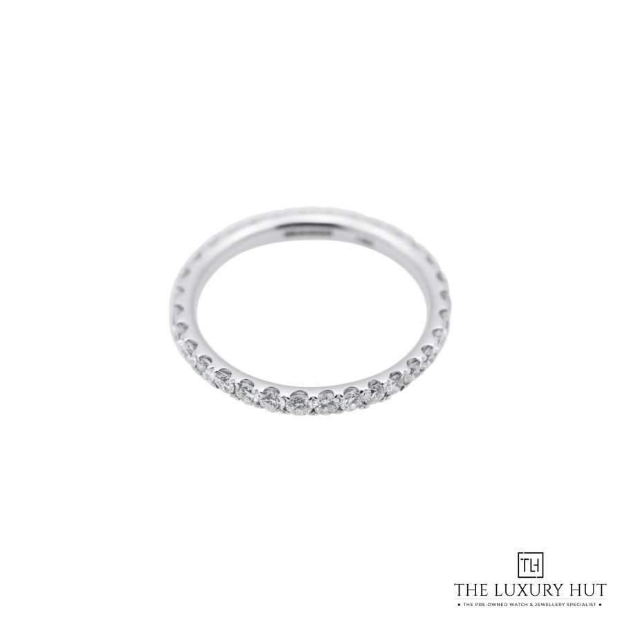 White Gold 1ct Diamond Eternity Ring 33419 aa