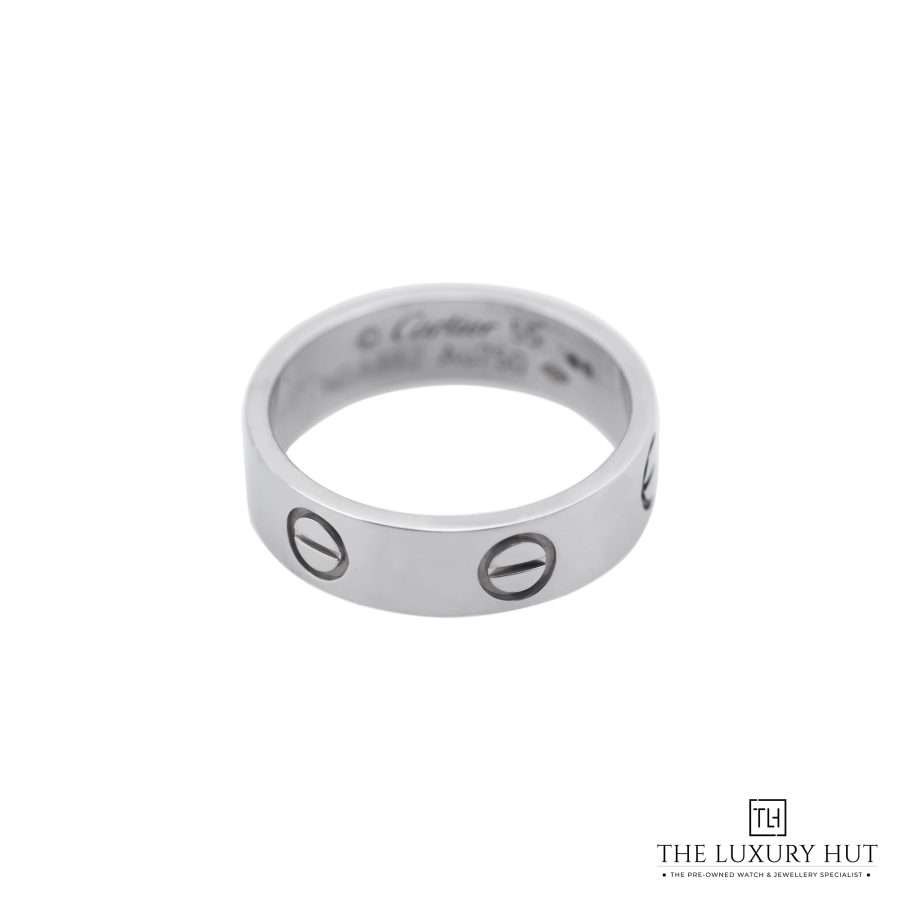 Cartier 18ct White Gold Love Ring LB571 a