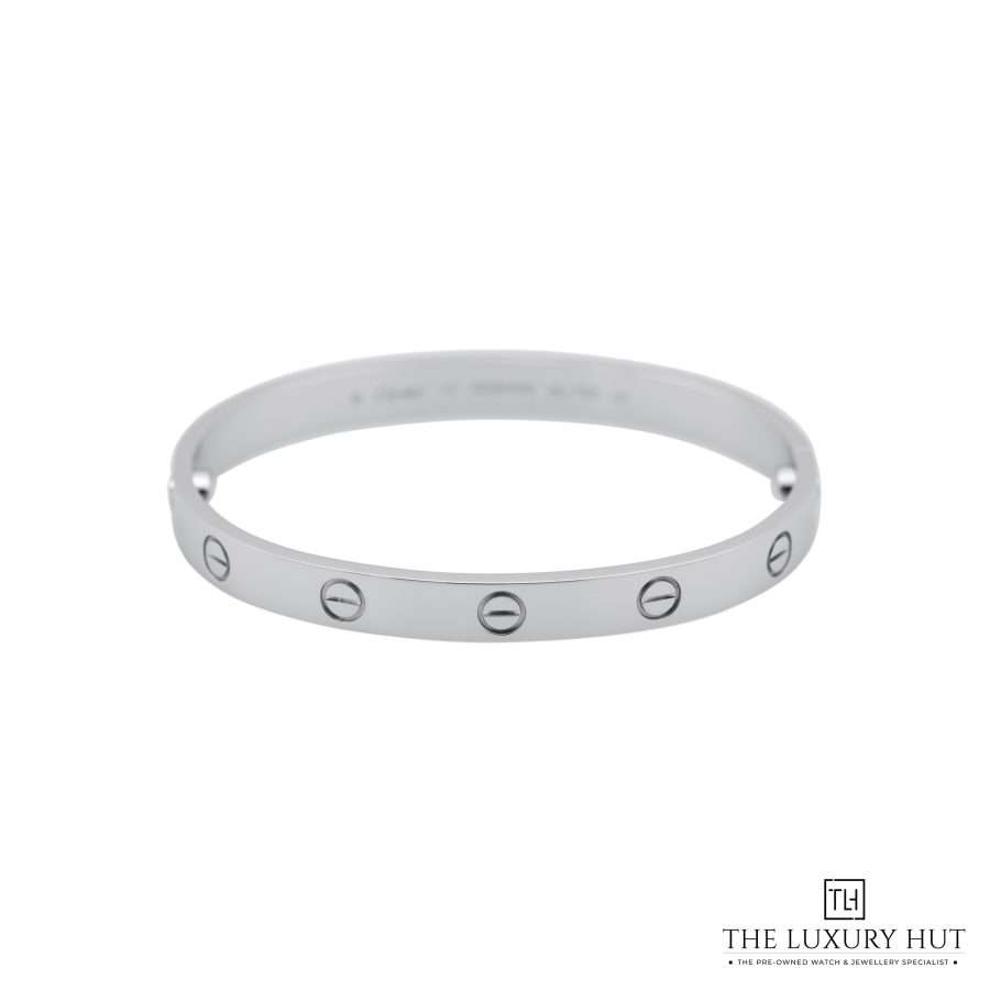 Cartier White Gold Classic Love Bracelet 51672 a