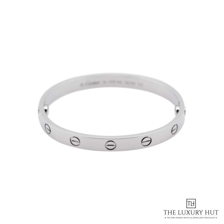 Cartier White Gold Classic Love Bracelet LB552 a