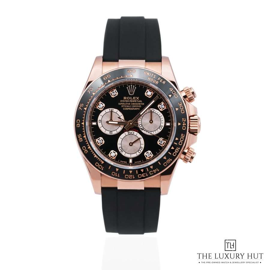 Rolex Daytona Rose Gold Black Diamond RAF34254 a