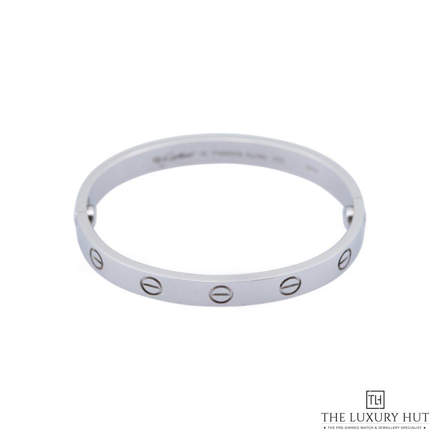 Cartier White Gold Classic Love Bangle LB594 a