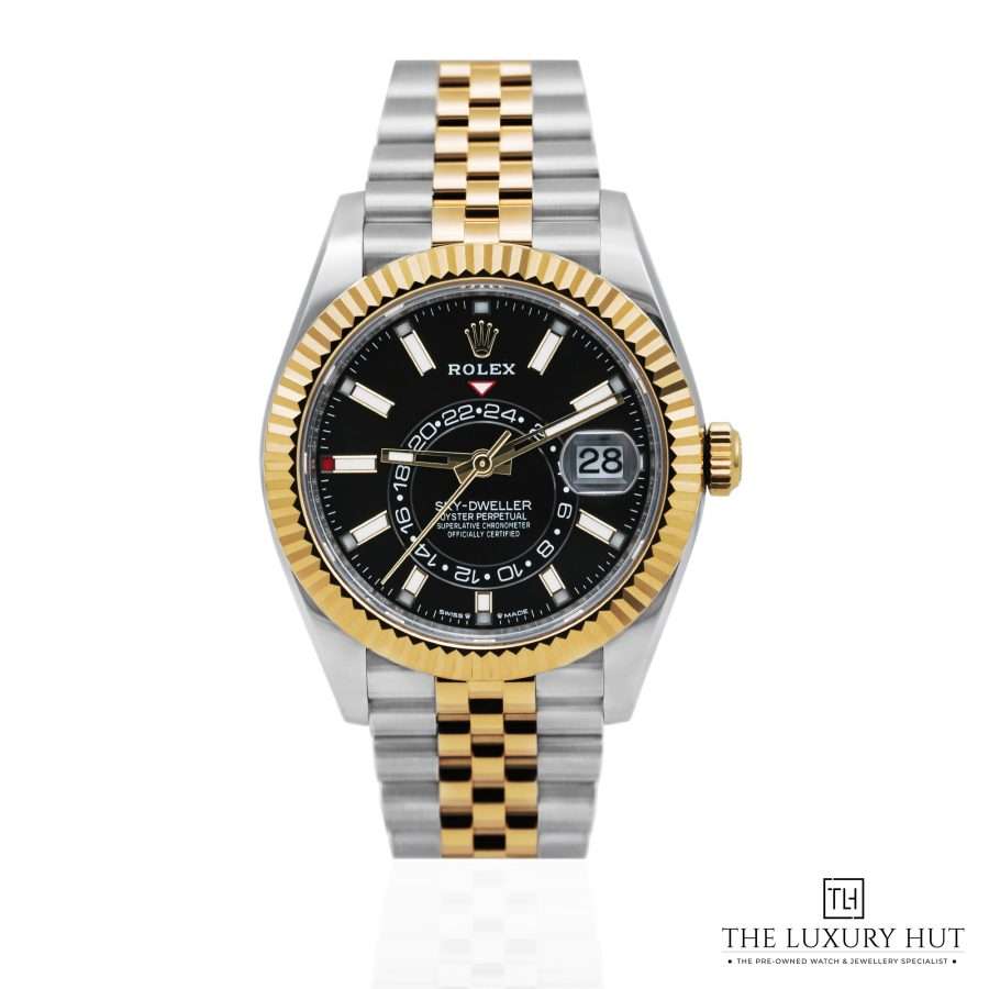 Rolex Sky Dweller Bi Metal Jubilee Black 51785 a