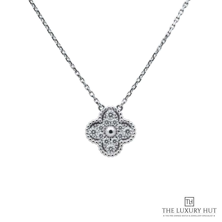 Van Cleef Arpels Gold Diamond Necklace 51814 a