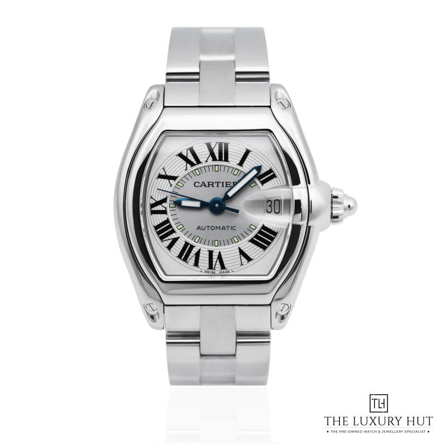 Cartier Roadster Steel 38mm Silver Dial 51833 a