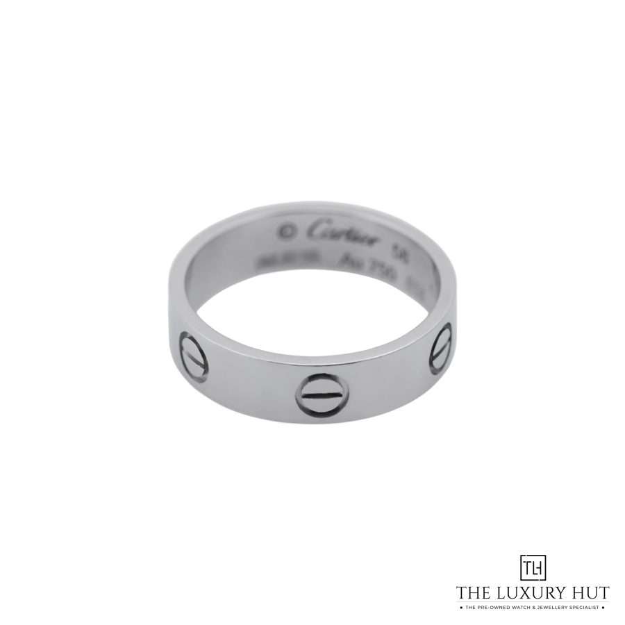 Cartier White Gold Classic Love Ring 51886 a