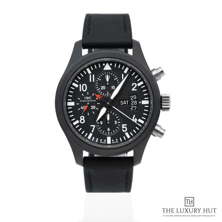 IWC Pilots Chronograph Top Gun Ceramic LB632 a