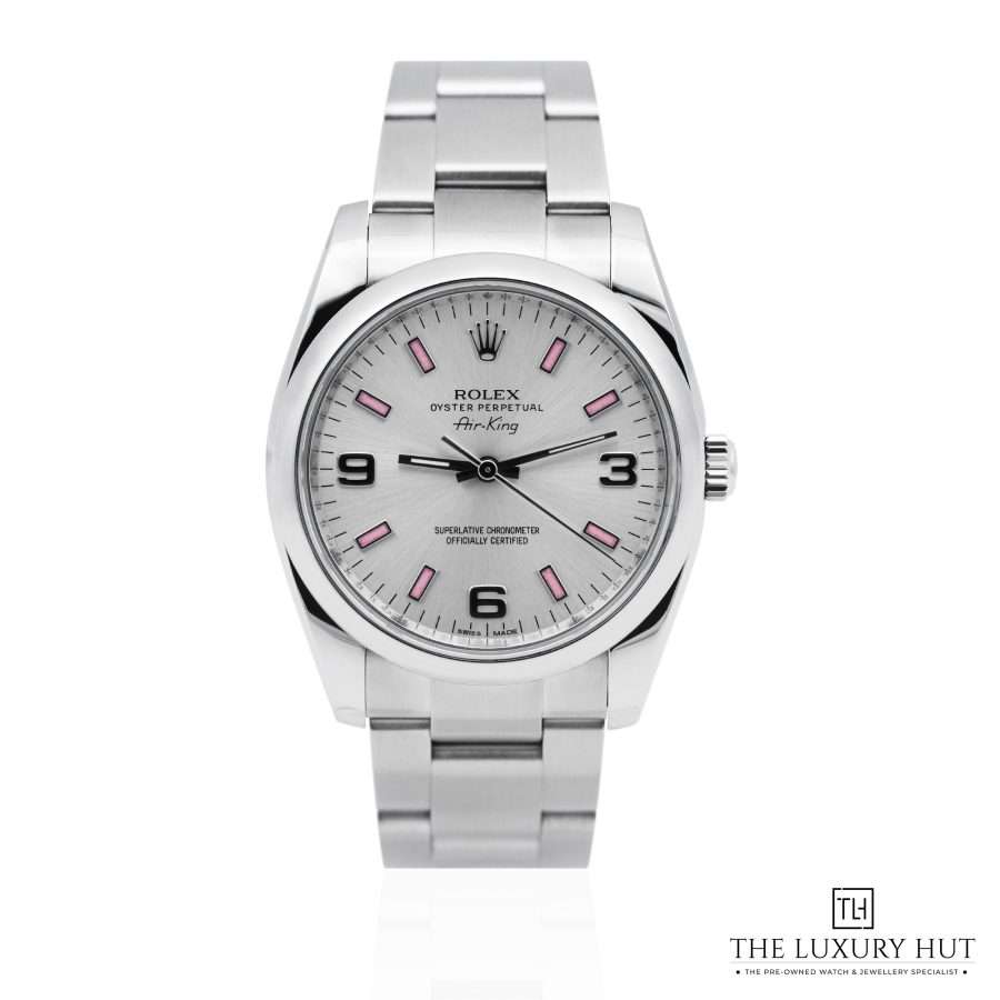 Rolex Air King Steel 34 Silver Dial 51794 a