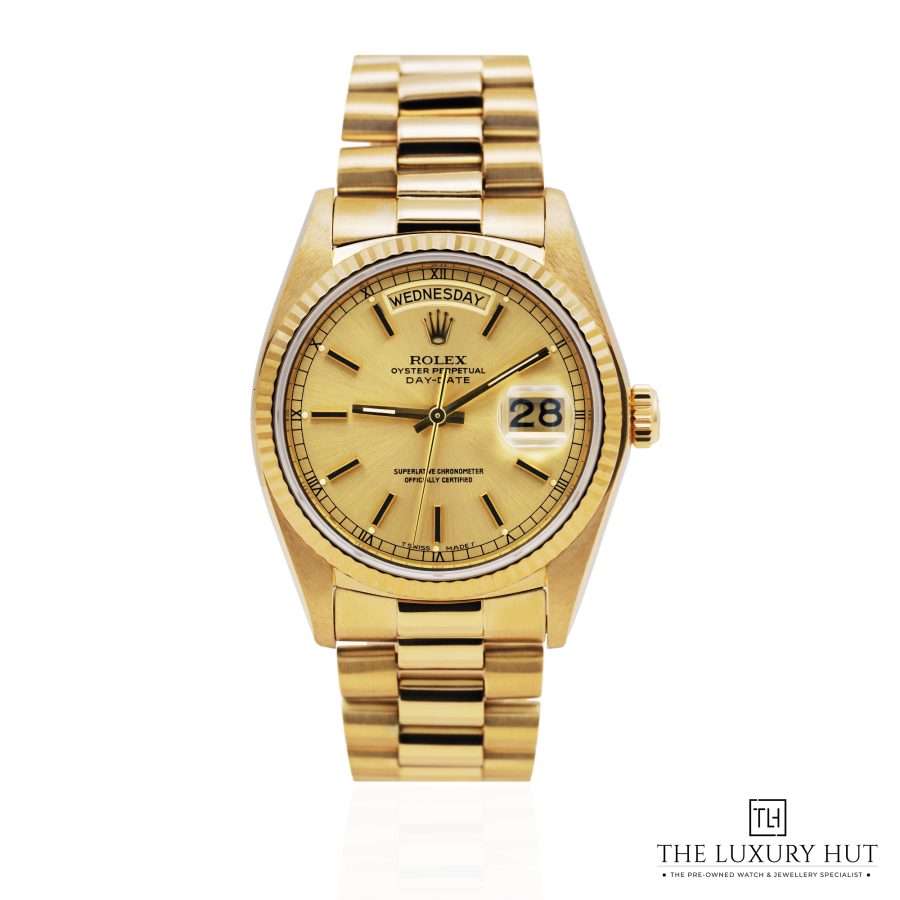 Rolex Day Date President Yellow Gold Champagne 51855 a
