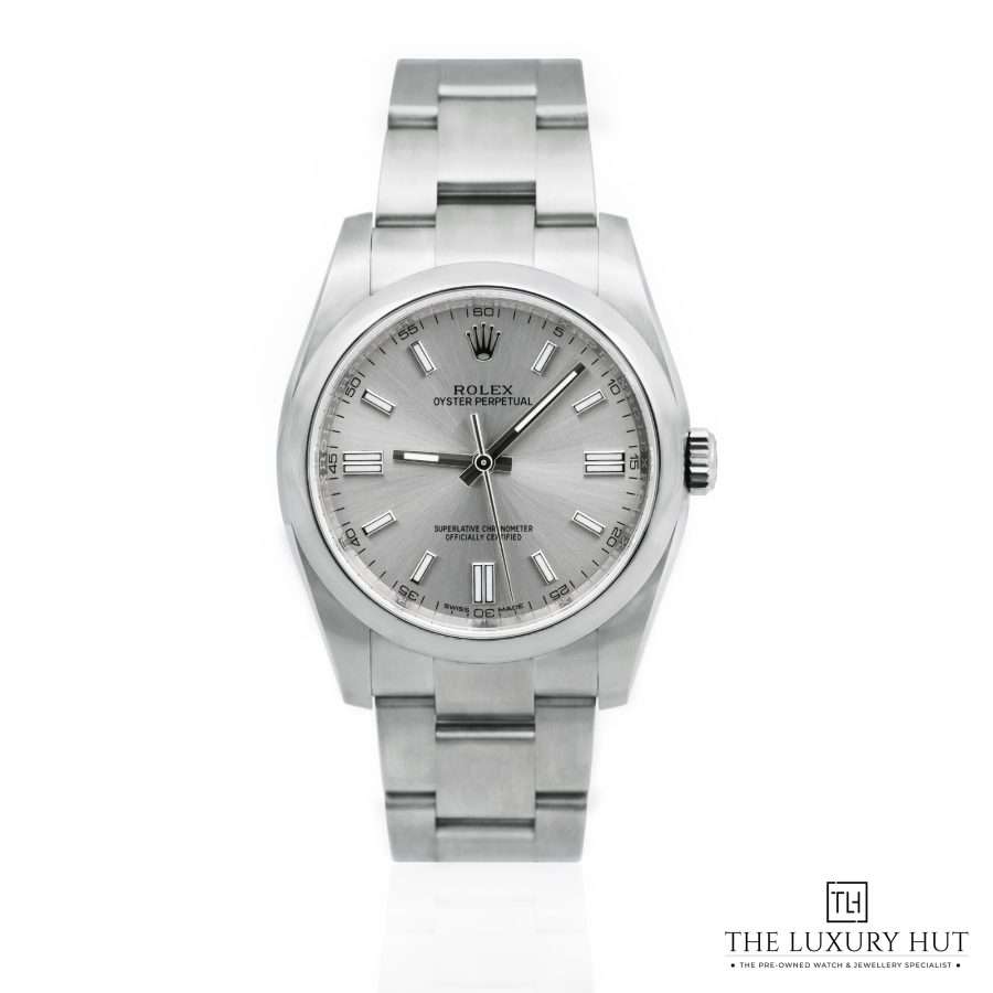 Rolex Oyster Perpetual 36mm Steel Silver Dial 51845 aaa