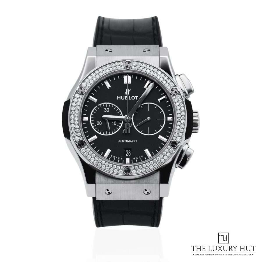 Hublot Classic Fusion Titanium Diamonds Black 51948 a