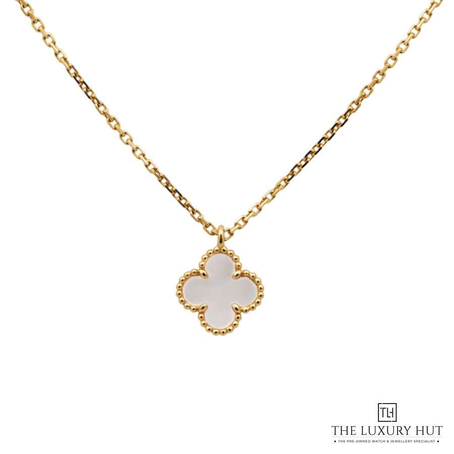 Van Cleef Yellow Gold MOP Pendant LB635 a