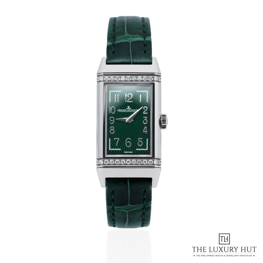 Jaeger LeCoultre Reverso Steel Diamonds Green 52065 a