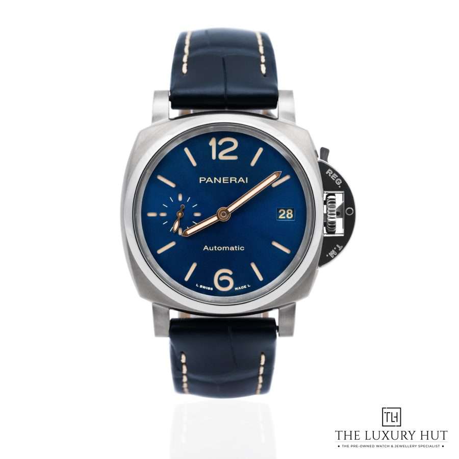 Panerai Luminor Due Titanium 38 Blue Dial 52053 a