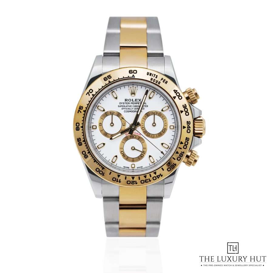 Rolex Cosmograph Daytona Bi Metal White Dial 52024 a