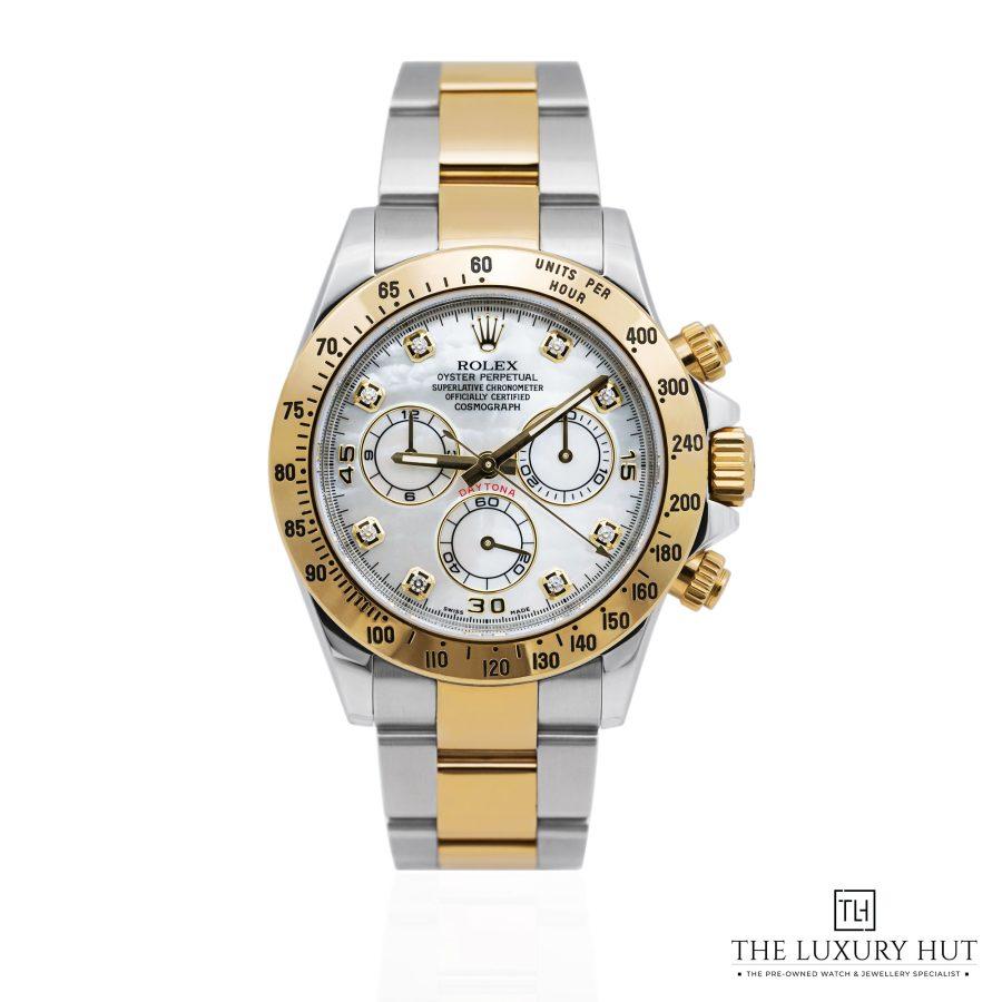 Rolex Daytona Steel Gold MOP Diamond 52035 a