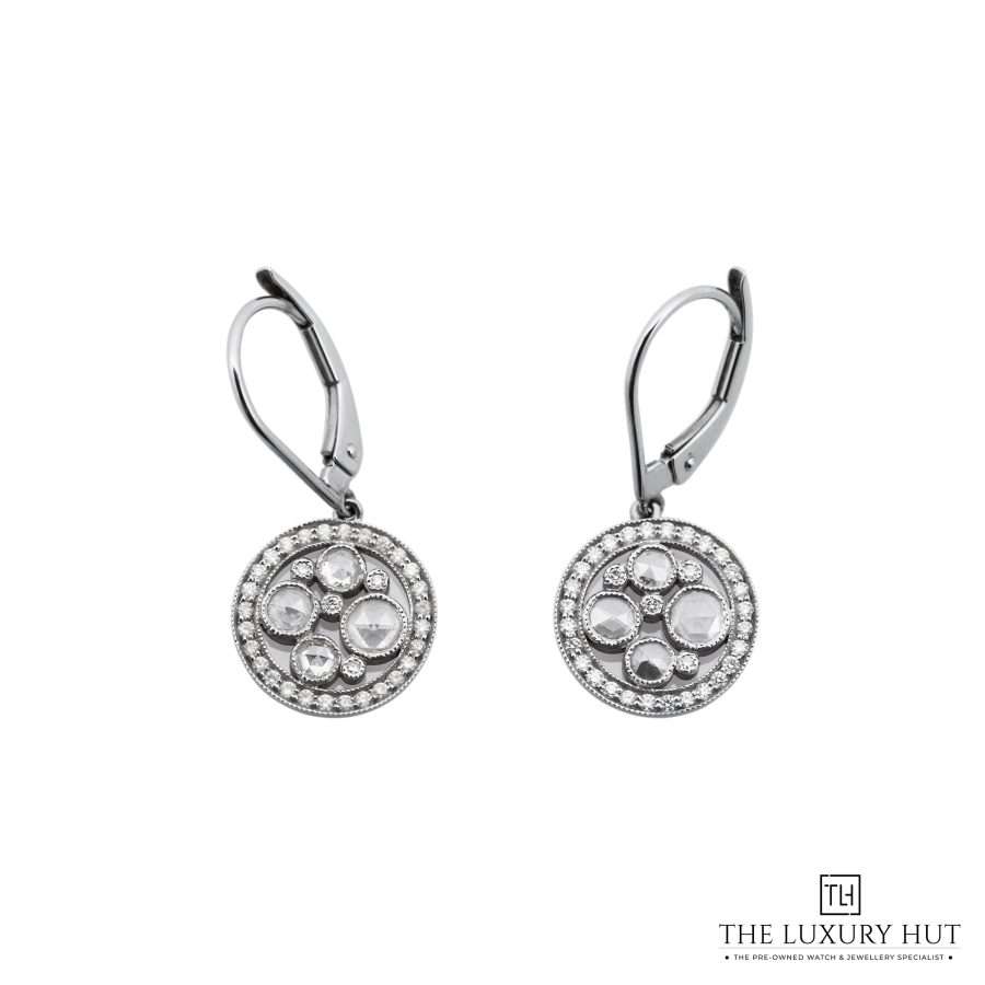 Tiffany Cobblestone Platinum Diamond Earrings 52059 a