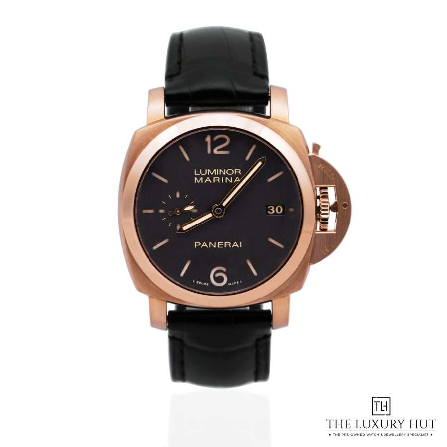 Panerai Luminor Marina 1950 Rose Gold Brown 52073 a