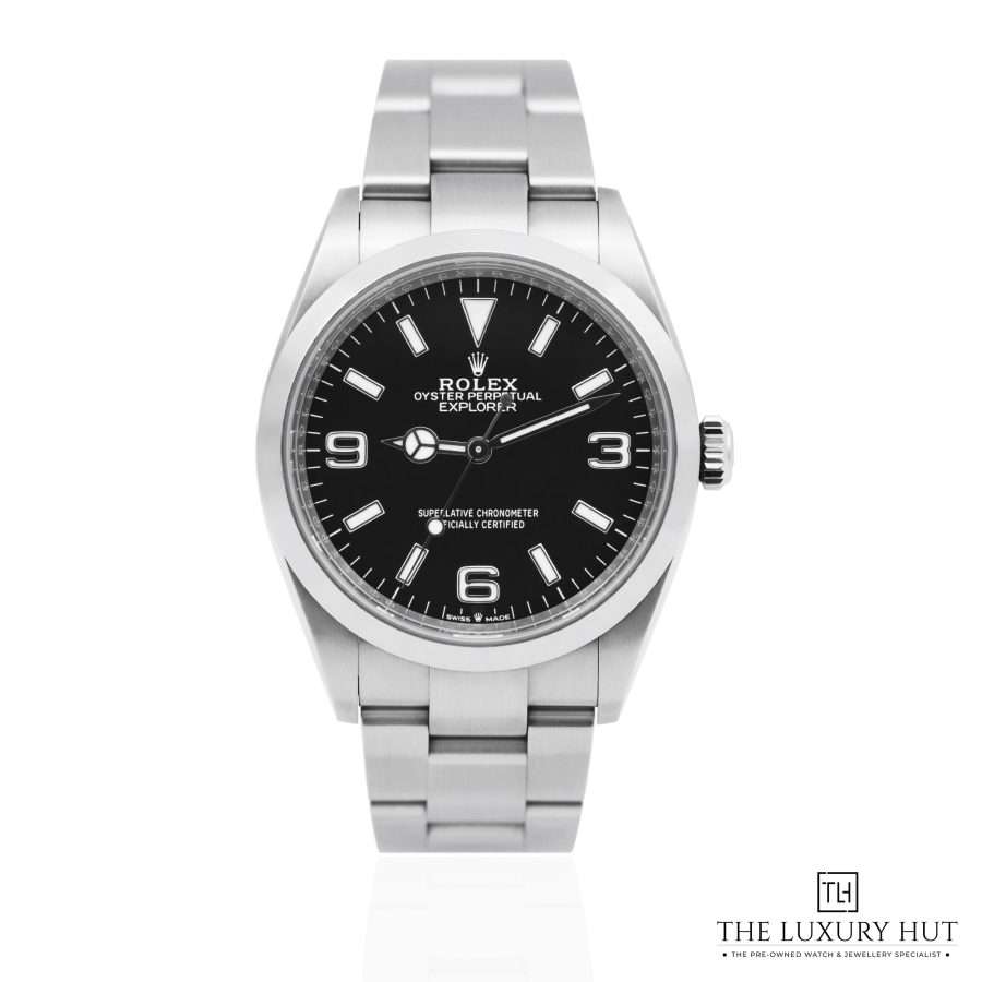 Rolex Explorer 36mm Steel Black Dial 52158 a