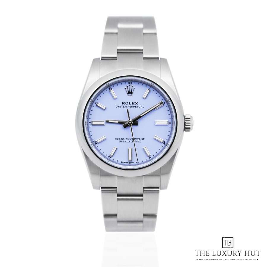 Rolex Oyster Perpetual 34 Steel Lavender 52189 a