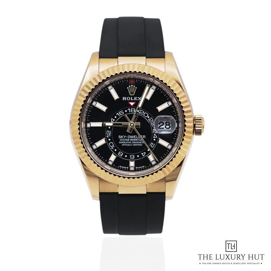 Rolex Sky Dweller Yellow Gold 42mm Black Dial 52128 a