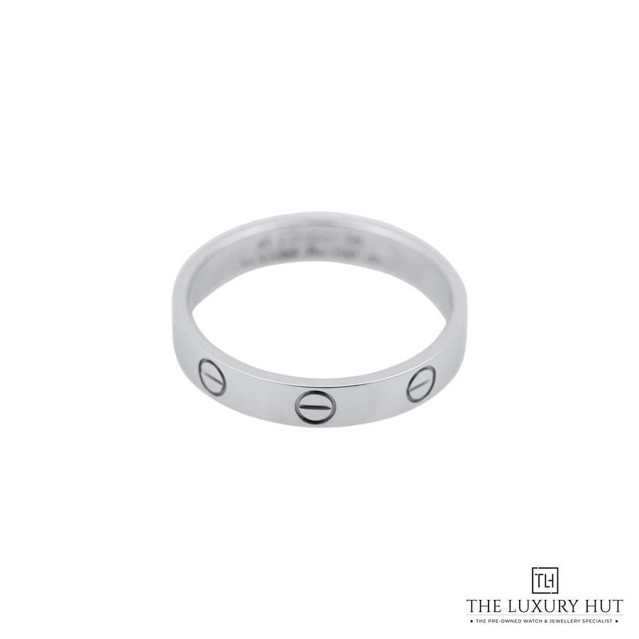 Cartier LOVE Small 18ct White Gold Wedding Band
