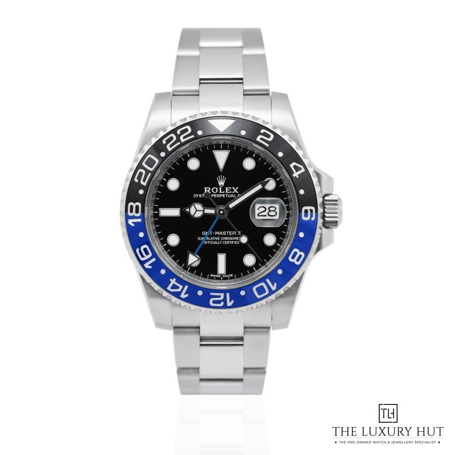 Rolex GMT Master II BATMAN Steel 40mm Black Dial 52010 a