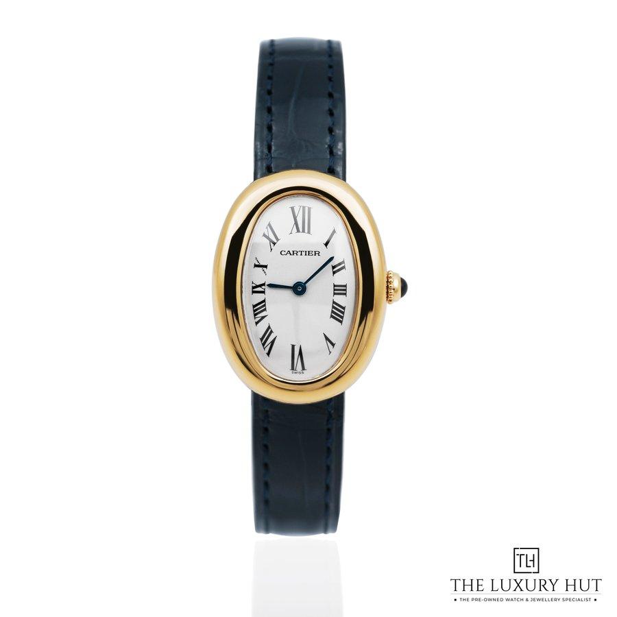 Cartier Baignoire Ladies Yellow Gold Silver Roman 52211 a