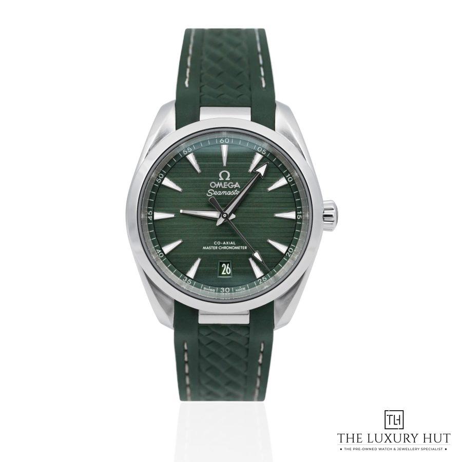 Omega Seamaster Aqua Terra Steel 38 Green Teak LB701 a