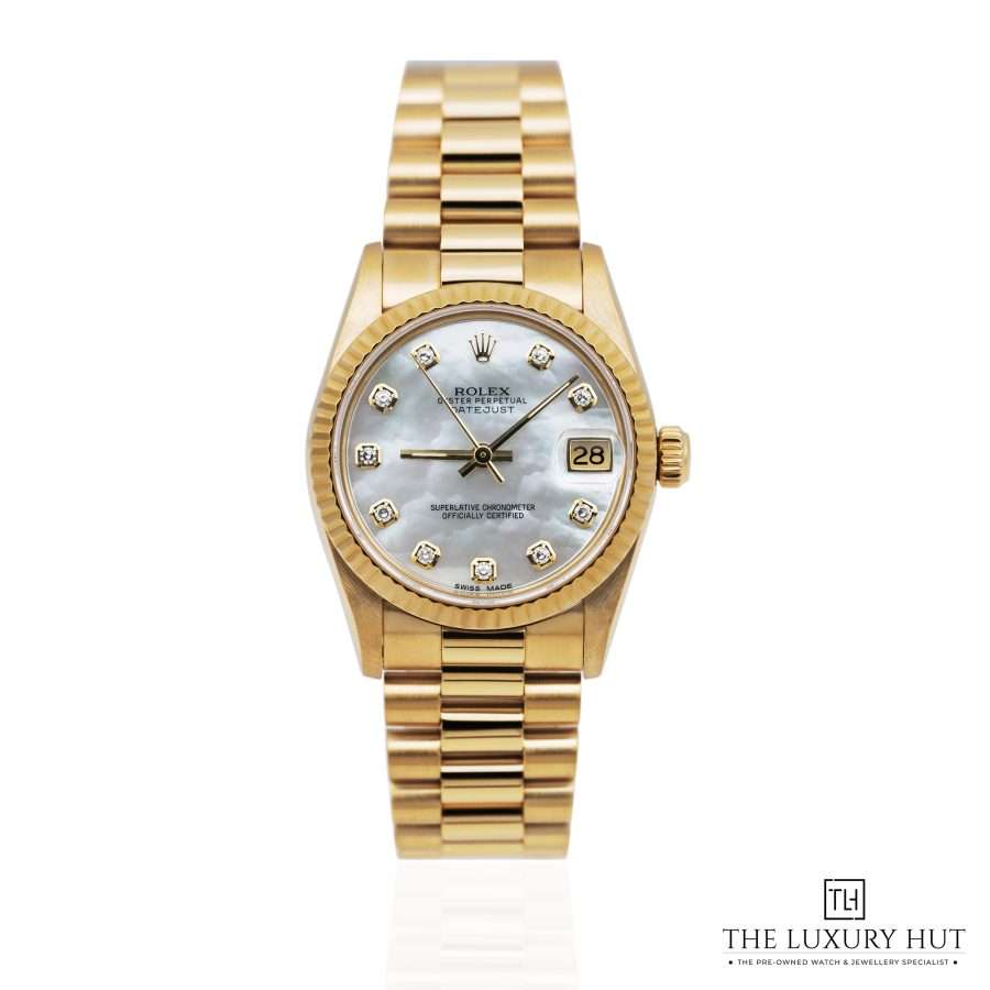 Rolex Datejust 31 Yellow Gold MOP Diamond LB691 a