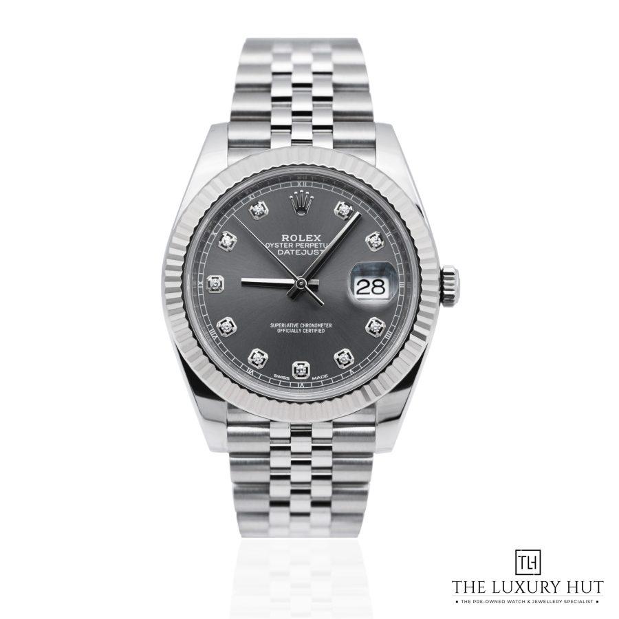 Rolex Datejust 41mm Rhodium Diamond Dial 52150 a