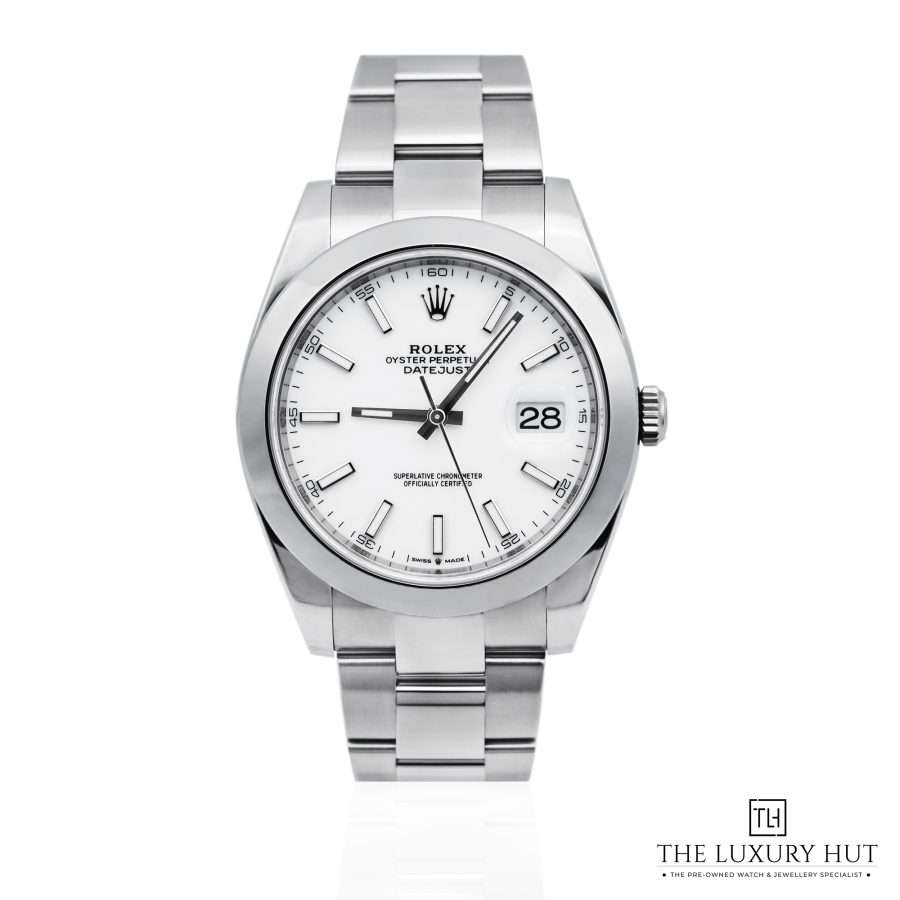 Rolex Datejust 41mm Steel White Dial 52233 a